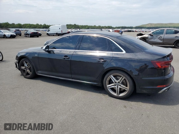 2018 Audi S4 Premium Plus with VIN WAUB4AF49JA133913, listed as a Copart auction lot 58660694 with 73,269 mi miles and Salvage Title. Bid and sale history available at carsss.com. Image 2.