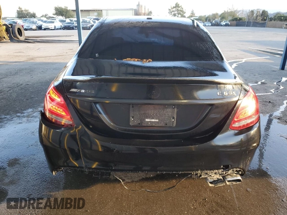 2016 Mercedes-Benz C 63 S AMG with VIN 55SWF8HB2GU113164, listed as a Copart auction lot 43981135 with 36,644 mi miles and Clean title. Bid and sale history available at DreamBid. Image 6.