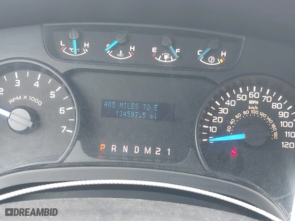 2013 Ford F-150 XL with VIN 1FTEW1CM9DFC58691, listed as a IAAI auction lot 41413917 with 134,597 mi miles. Bid and sale history available at carsss.com. Image 15.