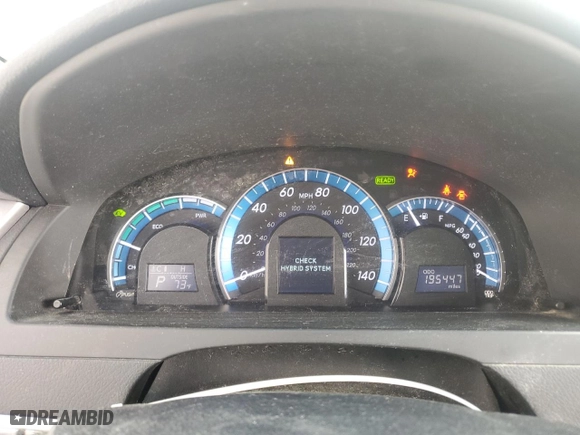 2014 Toyota Camry Hybrid LE with VIN 4T1BD1FK6EU105441, listed as a Copart auction lot 51053085 with 195,447 mi miles and Salvage Title. Bid and sale history available at carsss.com. Image 9.