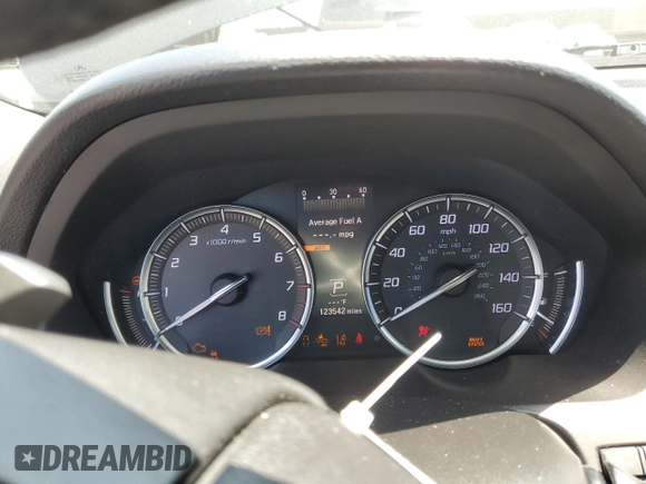 2019 Acura TLX Advance with VIN 19UUB2F8XKA007332, listed as a Copart auction lot 61984505 with 123,542 mi miles and Salvage title. Bid and sale history available at DreamBid. Image 9.