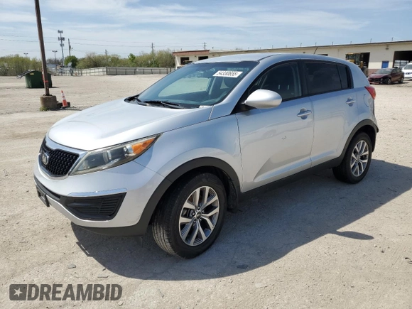 2015 Kia Sportage LX z VIN KNDPB3AC9F7676059, wystawiony jako Copart lot #54330655 z przebiegiem 160 346 mil mil oraz Szkoda całkowita • Salvage title. Historia ofert i sprzedaży dostępna na DreamBid. Obrazek 1.