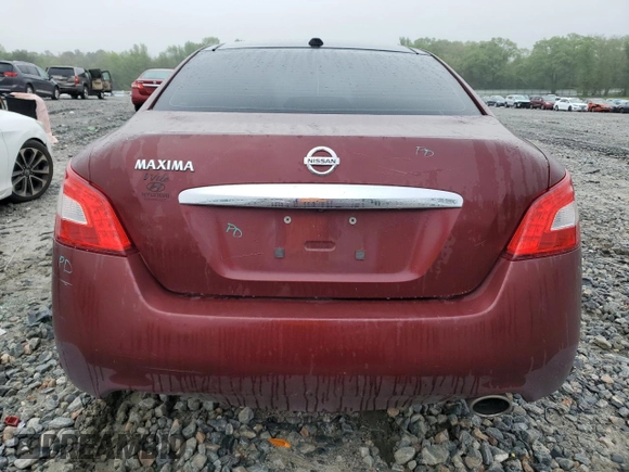 2011 Nissan Maxima SV with VIN 1N4AA5AP0BC801402, listed as a Copart auction lot 51287515 with 191,468 mi miles and Salvage Title. Bid and sale history available at DreamBid. Image 6.