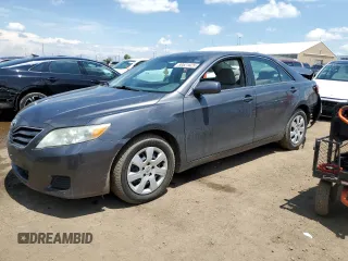 2011 Toyota Camry LE with VIN 4T4BF3EK7BR159856, listed as a Copart auction lot 59521625 with 123,519 mi miles and Salvage title. Bid and sale history available at DreamBid. Image 1.