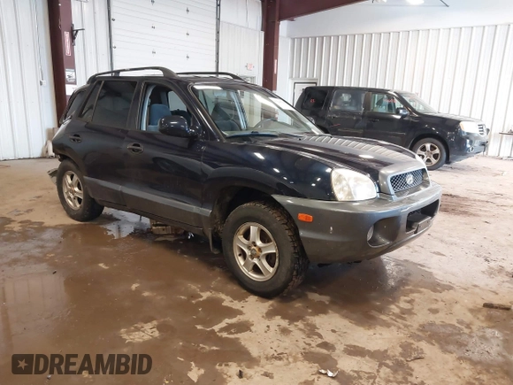 2004 Hyundai Santa Fe GLS with VIN KM8SC73D84U833286, listed as a IAAI auction lot 41644780 with 160,313 mi miles. Bid and sale history available at carsss.com. Image 1.