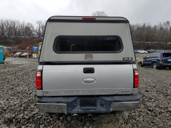 2012 Ford Super Duty F-250 SRW XL with VIN 1FT7W2B64CED01968, listed as a Copart auction lot 42160285 with Not Provided miles and Salvage Title. Bid and sale history available at carsss.com. Image 6.