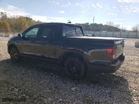 2020 Honda Ridgeline Black Edition with VIN 5FPYK3F86LB021332, listed as a Copart auction lot 76822804 with 61,012 mi miles and Salvage Title. Bid and sale history available at carsss.com. Image 2.