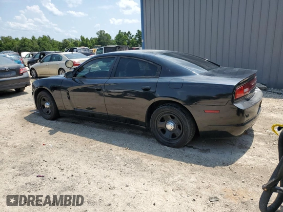 2013 Dodge Charger Police with VIN 2C3CDXAT6DH586213, listed as a Copart auction lot 62193175 with 197,497 mi miles and Clean title. Bid and sale history available at DreamBid. Image 2.