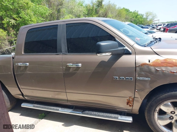 2010 Dodge Ram 1500 SLT with VIN 1D7RB1CT8AS132593, listed as a IAAI auction lot 41928424 with 167,108 mi miles. Bid and sale history available at carsss.com. Image 14.