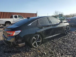 2018 Honda Accord Sedan Sport 1.5T with VIN 1HGCV1F38JA150327, listed as a Copart auction lot 48399355 with 96,371 mi miles and Salvage Title. Bid and sale history available at carsss.com. Image 3.