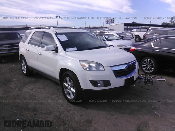 2007 Saturn Outlook XR z VIN 5GZER33757J142286, wystawiony jako IAAI lot #42259962 z przebiegiem 136 954 mil mil oraz . Historia ofert i sprzedaży dostępna na DreamBid. Obrazek 1.