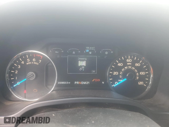 2017 Ford F-150 XL with VIN 1FTEW1EF4HFC41852, listed as a Copart auction lot 54408795 with 202,853 mi miles and Clean Title. Bid and sale history available at carsss.com. Image 11.