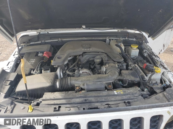 2020 Jeep Gladiator Rubicon with VIN 1C6JJTBG6LL102474, listed as a Copart auction lot 60377785 with 56,422 mi miles and Salvage title. Bid and sale history available at DreamBid. Image 11.