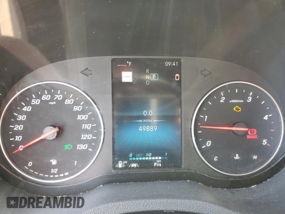 2020 Mercedes-Benz Sprinter with VIN W1W8ED3Y6LT021195, listed as a Copart auction lot 62437603 with 49,889 mi miles and . Bid and sale history available at DreamBid. Image 9.