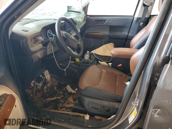 2023 Ford Maverick XL с VIN 3FTTW8E33PRA28656, выставлен на аукционе Copart как лот 57887415 с пробегом 21 831 миль миль и Списание • Salvage title. История ставок и продаж доступна на DreamBid. Изображение 7.