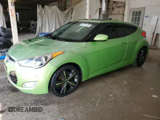 2012 Hyundai Veloster w/Black Int with VIN KMHTC6AD1CU026866, listed as a Copart auction lot 61741165 with 168,510 mi miles and Salvage title. Bid and sale history available at DreamBid. Image 1.