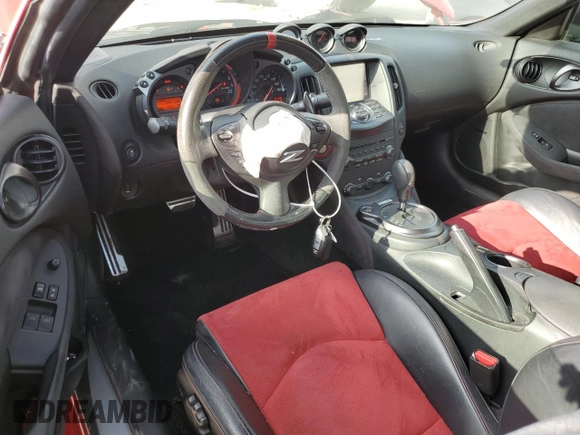 2016 Nissan 370Z NISMO Tech with VIN JN1AZ4EH4GM935107, listed as a Copart auction lot 65672154 with 81,144 mi miles and Salvage Title. Bid and sale history available at carsss.com. Image 8.