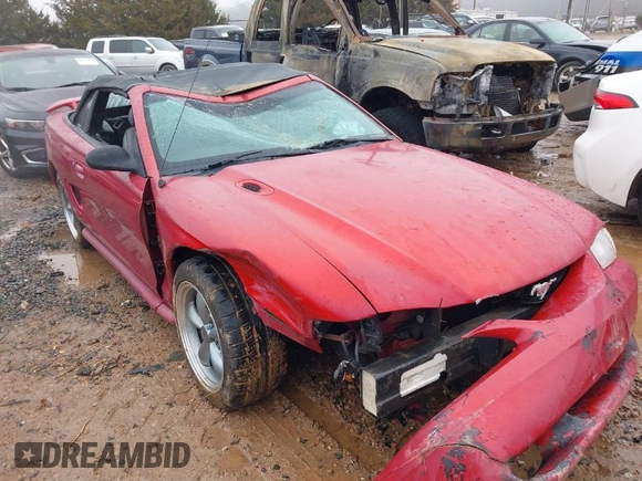 1994 Ford Mustang with VIN 1FALP45T5RF218731, listed as a IAAI auction lot 41569318 with 134,577 mi miles and . Bid and sale history available at DreamBid. Image 1.