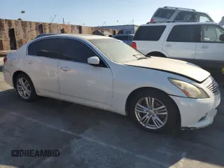 2011 Infiniti G25 Journey with VIN JN1DV6AP3BM603606, listed as a Copart auction lot 69505254 with Not Provided miles and Clean Title. Bid and sale history available at DreamBid. Image 4.