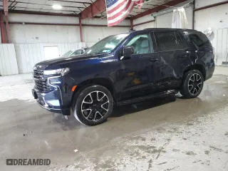 2023 Chevrolet Tahoe RST with VIN 1GNSKRKD9PR102238, listed as a Copart auction lot 87468924 with 0 mi miles and Salvage Title. Bid and sale history available at carsss.com. Image 1.