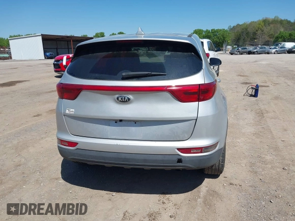 2017 Kia Sportage LX with VIN KNDPMCAC6H7292821, listed as a IAAI auction lot 41986248 with 67,772 mi miles and . Bid and sale history available at carsss.com. Image 16.