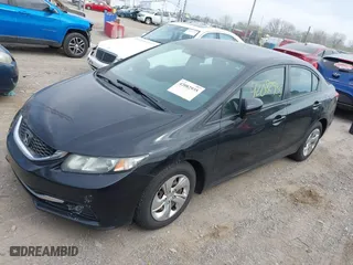 2015 Honda Civic Sedan LX with VIN 19XFB2F53FE067744, listed as a IAAI auction lot 42082935 with 151,553 mi miles. Bid and sale history available at carsss.com. Image 18.