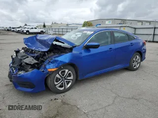 2018 Honda Civic LX with VIN 2HGFC2F54JH523651, listed as a Copart auction lot 51347155 with 61,839 mi miles and Salvage Title. Bid and sale history available at DreamBid. Image 1.