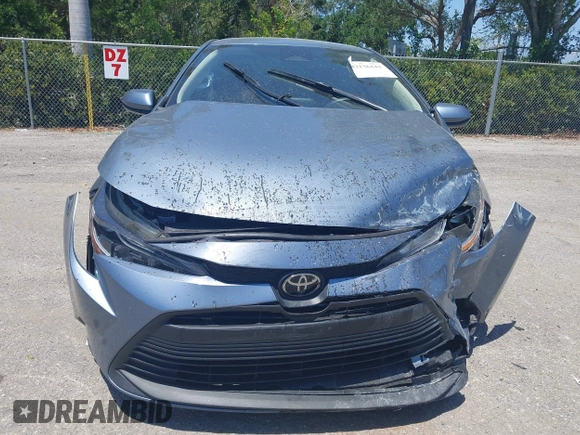 2023 Toyota Corolla LE with VIN 5YFB4MDE9PP016692, listed as a IAAI auction lot 42136141 with 34,671 mi miles and . Bid and sale history available at carsss.com. Image 12.