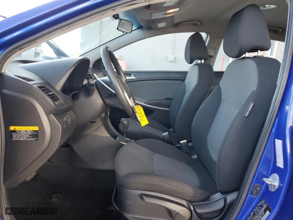 2014 Hyundai Accent GS with VIN KMHCT5AE8EU175586, listed as a Copart auction lot 87163834 with 88,190 mi miles and Non Repairable. Bid and sale history available at carsss.com. Image 7.