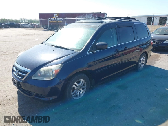 2006 Honda Odyssey EX-L с VIN 5FNRL38686B099072, выставлен на аукционе IAAI как лот 42237749 с пробегом 229 418 миль миль и . История ставок и продаж доступна на DreamBid. Изображение 2.