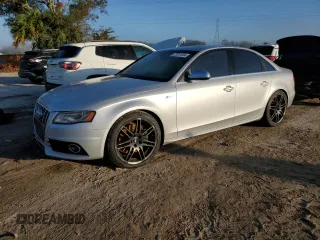 2012 Audi S4 Premium Plus with VIN WAUDGAFL8CA030203, listed as a Copart auction lot 77311934 with 113,526 mi miles and Salvage Title. Bid and sale history available at carsss.com. Image 1.