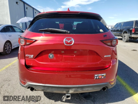 2017 Mazda CX-5 Grand Touring with VIN JM3KFBDL4H0220803, listed as a Copart auction lot 50537875 with 75,091 mi miles and Salvage Title. Bid and sale history available at carsss.com. Image 6.