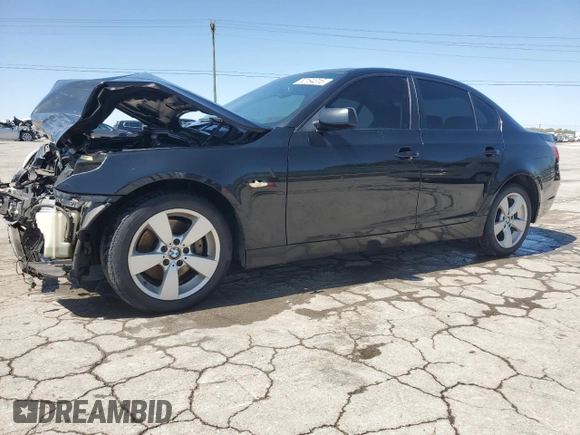 2007 BMW 5 Series 530xi with VIN WBANF73577CU24530, listed as a Copart auction lot 52194315 with Not Provided miles and Salvage Title. Bid and sale history available at carsss.com. Image 1.