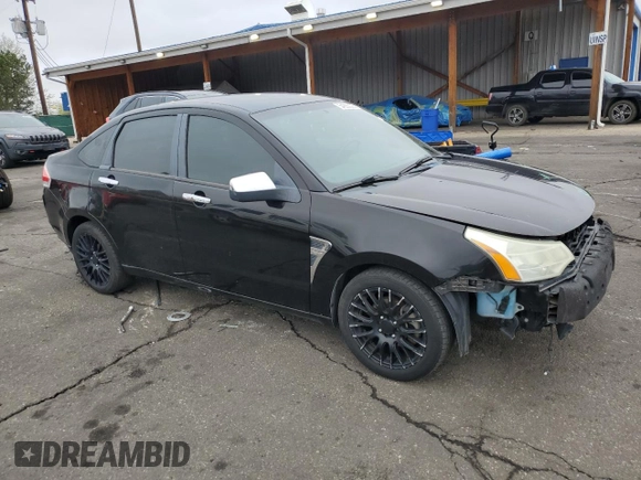 2008 Ford Focus SE with VIN 1FAHP35N28W156852, listed as a Copart auction lot 54355025 with 162,188 mi miles and Salvage Title. Bid and sale history available at DreamBid. Image 4.