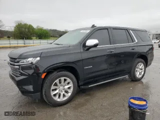 2023 Chevrolet Tahoe Premier with VIN 1GNSKSKDXPR379603, listed as a Copart auction lot 50638965 with 18,949 mi miles and Salvage Title. Bid and sale history available at carsss.com. Image 1.