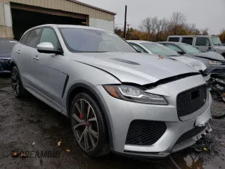 2020 Jaguar F-Pace SVR with VIN SADCZ2EE3LA617186, listed as a Copart auction lot 73372603 with 52,265 mi miles and Salvage Title. Bid and sale history available at DreamBid. Image 4.