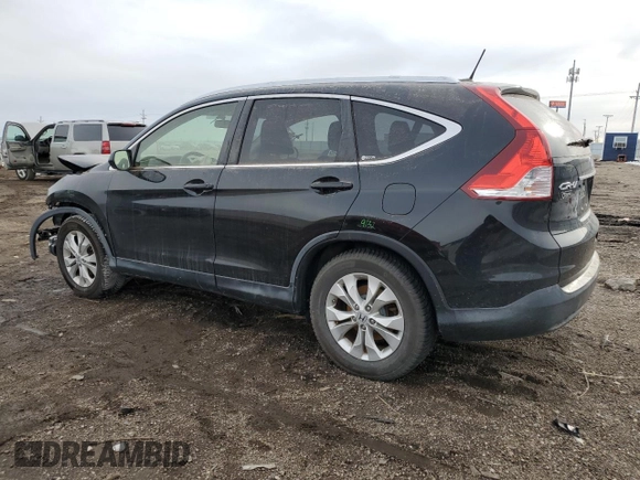 2012 Honda CR-V EX-L with VIN JHLRM4H75CC023090, listed as a Copart auction lot 50134375 with 88,753 mi miles and Salvage Title. Bid and sale history available at DreamBid. Image 2.