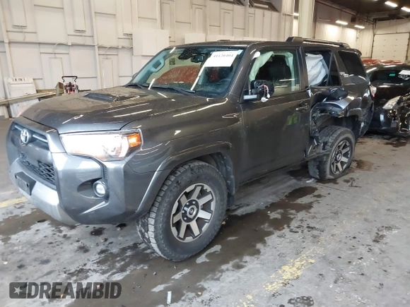 2022 Toyota 4Runner TRD Off Road Premium with VIN JTERU5JR8N6024617, listed as a IAAI auction lot 41120404 with 53,431 mi miles and . Bid and sale history available at DreamBid. Image 18.
