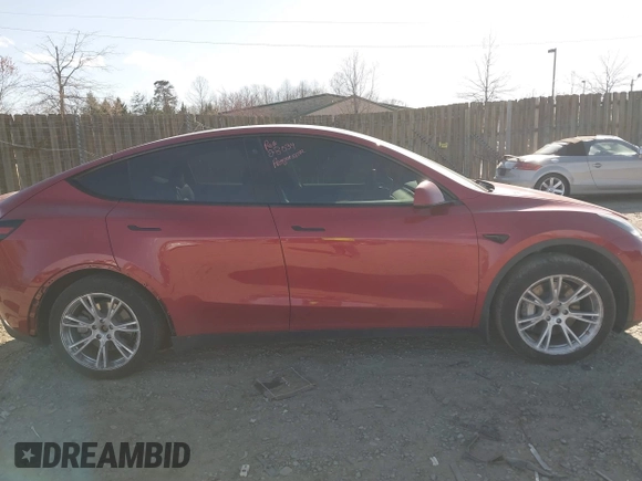 2023 Tesla Model Y Long Range with VIN 7SAYGDEE8PA121218, listed as a IAAI auction lot 41888923 with 34,796 mi miles. Bid and sale history available at carsss.com. Image 14.