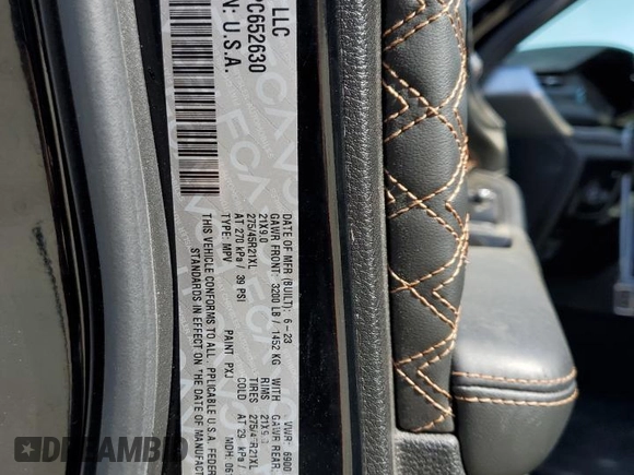 2023 Jeep Grand Cherokee Summit Reserve z VIN 1C4RJYE62PC652630, wystawiony jako Copart lot #55110525 z przebiegiem 21 186 mil mil oraz Szkoda całkowita • Salvage title. Historia ofert i sprzedaży dostępna na DreamBid. Obrazek 14.