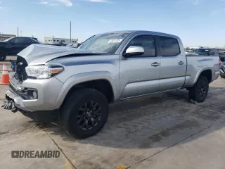 2022 Toyota Tacoma SR5 with VIN 3TMBZ5DN9NM035366, listed as a Copart auction lot 43021335 with 13,161 mi miles and Salvage title. Bid and sale history available at DreamBid. Image 1.