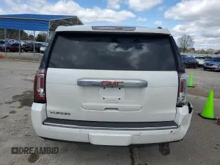 2016 GMC Yukon Denali with VIN 1GKS1CKJ4GR180185, listed as a Copart auction lot 47815835 with 197,506 mi miles and Salvage Title. Bid and sale history available at DreamBid. Image 6.