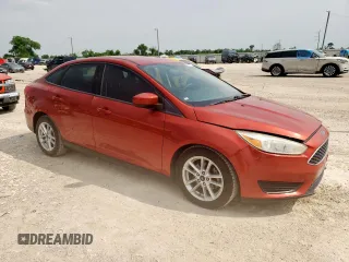 2018 Ford Focus SE with VIN 1FADP3F26JL302454, listed as a Copart auction lot 57023535 with 45,592 mi miles and Salvage title. Bid and sale history available at DreamBid. Image 4.