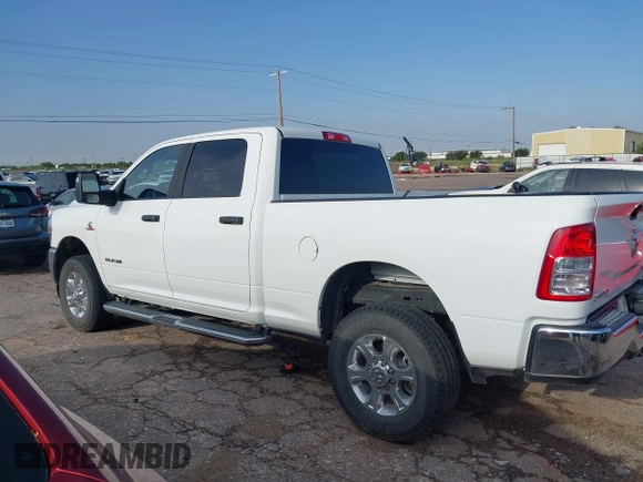 2024 Ram 2500 Big Horn with VIN 3C6UR5DLXRG296296, listed as a IAAI auction lot 42460247 with 56,093 mi miles and . Bid and sale history available at DreamBid. Image 14.