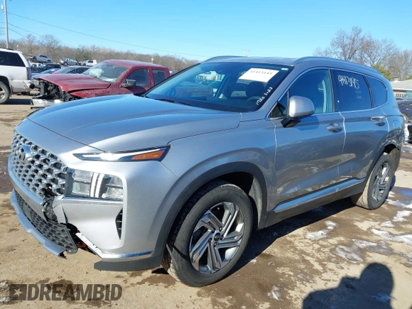 2022 Hyundai Santa Fe SEL with VIN 5NMS24AJ2NH419203, listed as a IAAI auction lot 41413145 with 69,080 mi miles. Bid and sale history available at carsss.com. Image 6.