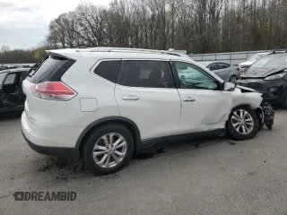 2016 Nissan Rogue SV z VIN KNMAT2MV1GP691747, wystawiony jako Copart lot #53089855 z przebiegiem 105 124 mil mil oraz Szkoda całkowita • Salvage title. Historia ofert i sprzedaży dostępna na DreamBid. Obrazek 3.