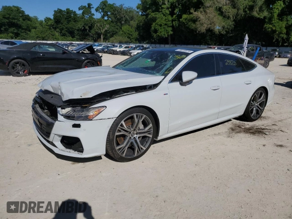 2019 Audi A7 Prestige with VIN WAUV2AF22KN020218, listed as a Copart auction lot 49616874 with 29,820 mi miles. Bid and sale history available at carsss.com. Image 1.