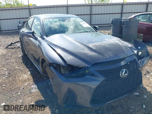 2023 Lexus IS 500 F Sport Performance z VIN JTHAP1D21P5003423, wystawiony jako IAAI lot #42107835 z przebiegiem 18 638 mil mil oraz . Historia ofert i sprzedaży dostępna na DreamBid. Obrazek 1.