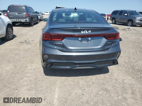 2024 Kia Forte GT-Line with VIN 3KPF54AD9RE786311, listed as a Copart auction lot 52313815 with 14,689 mi miles and Salvage Title. Bid and sale history available at carsss.com. Image 6.