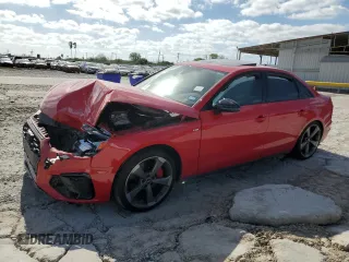 2022 Audi A4 S line Premium Plus z VIN WAUEAAF46NN004435, wystawiony jako Copart lot #52925865 z przebiegiem 14 990 mil mil oraz Szkoda całkowita • Salvage title. Historia ofert i sprzedaży dostępna na DreamBid. Obrazek 1.